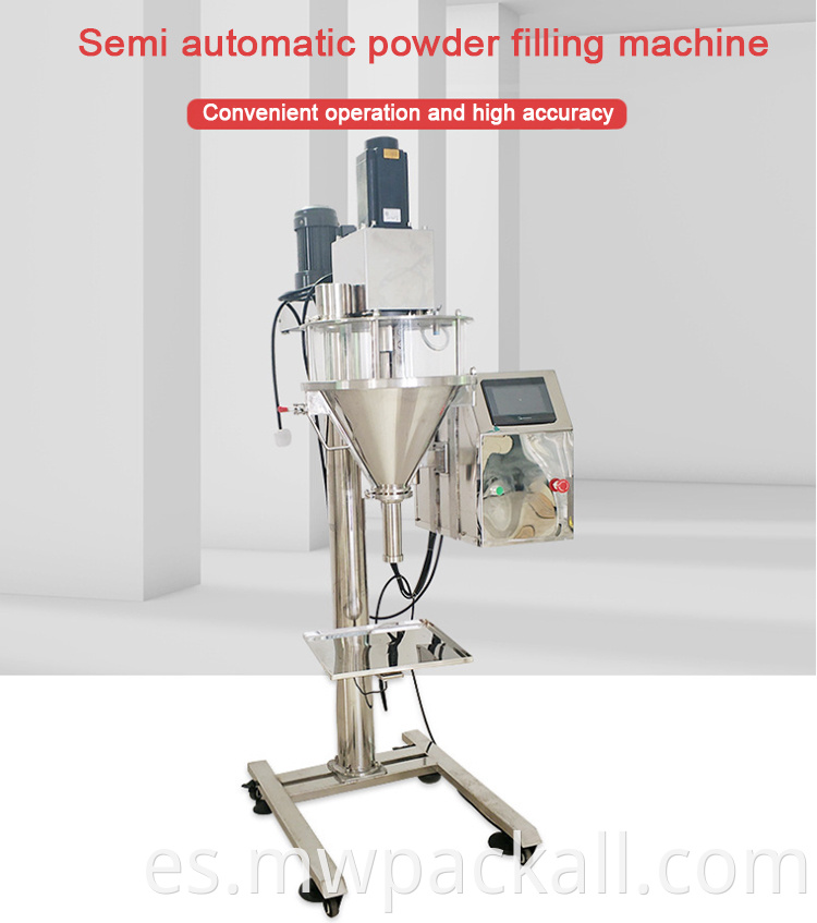 Polvo seco automático Máquina de llenado de partículas pequeñas / Máquina de dosificación de polvo / relleno de sinfín